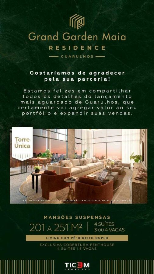 Apartamento Alto Padrão - Venda - Vila Progresso - Centro Guarulhos - Guarulhos - SP