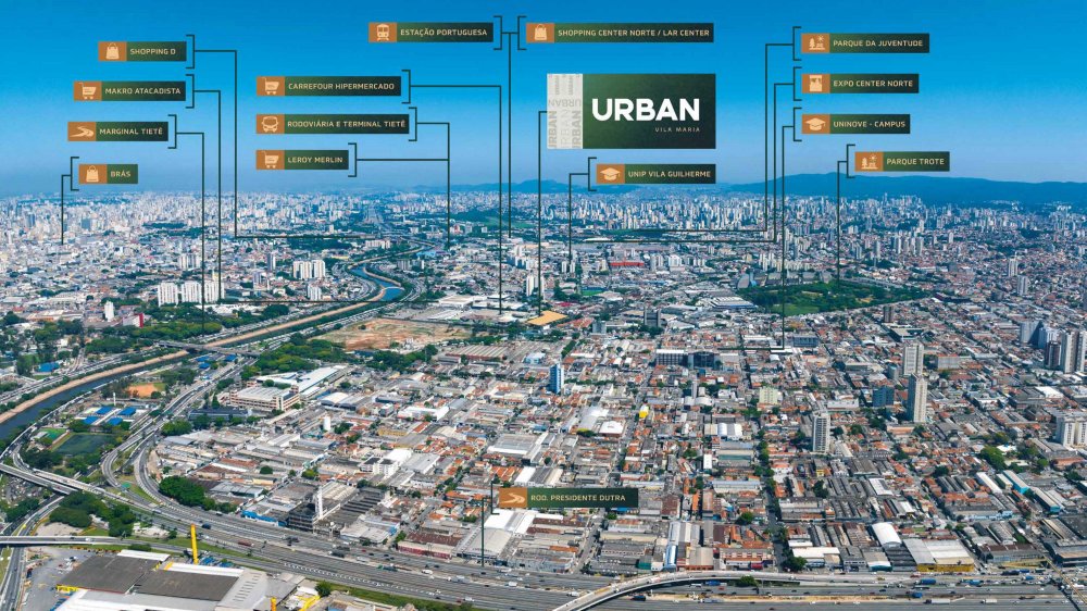 Cury Vila Maria- Opção 1 ou 2 Dormitórios